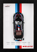 BMW M8 GTE 1:32 Die-Cast 3D Shadow Box